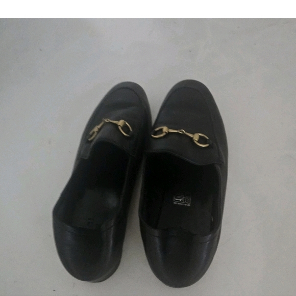 GUCCI Brixton Black Leather Horsebit Loafer Size EU 36.5 US 6.5 Collapsible Heel - Picture 11 of 16